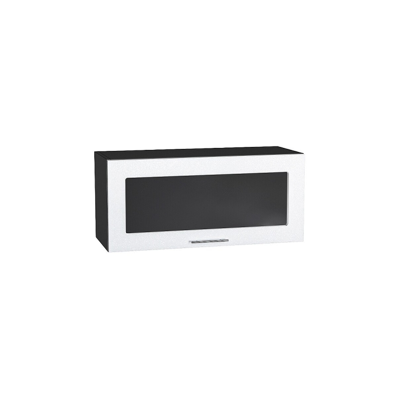 Шкаф верхний горизонтальный остекленный Валерия-М