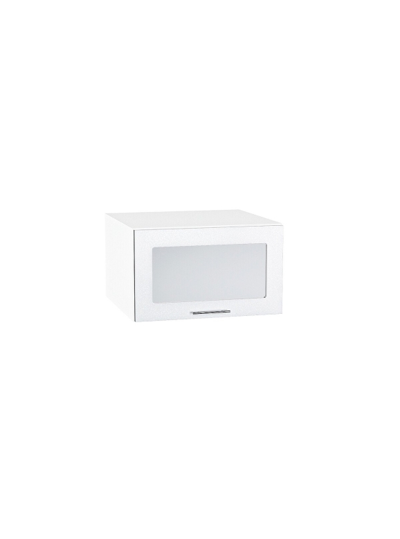 Шкаф верхний горизонтальный остекленный глубокий Валерия-М