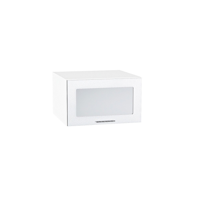 Шкаф верхний горизонтальный остекленный глубокий Валерия-М