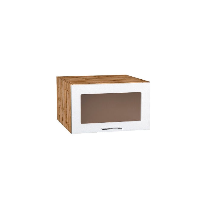 Шкаф верхний горизонтальный остекленный глубокий Валерия-М