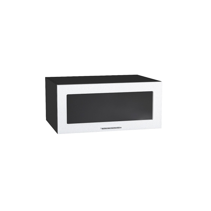 Шкаф верхний горизонтальный остекленный глубокий Валерия-М