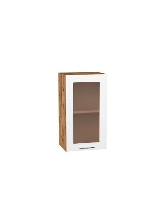 Шкаф верхний с 1-ой остекленной дверцей Валерия-М