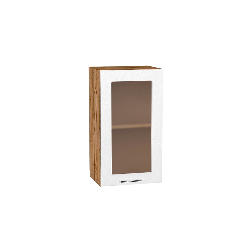 Шкаф верхний с 1-ой остекленной дверцей Валерия-М