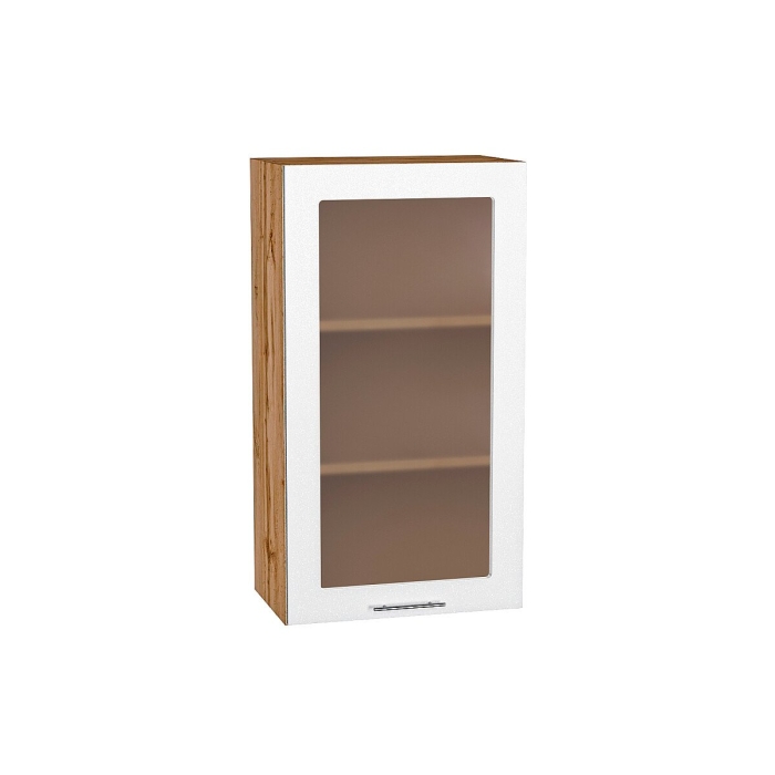 Шкаф верхний с 1-ой остекленной дверцей Валерия-М