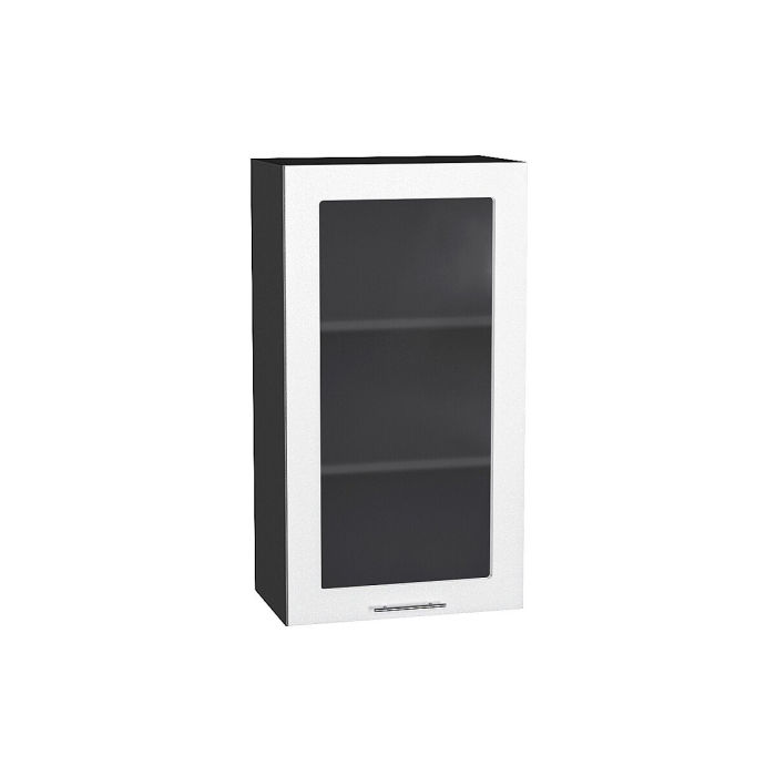 Шкаф верхний с 1-ой остекленной дверцей Валерия-М