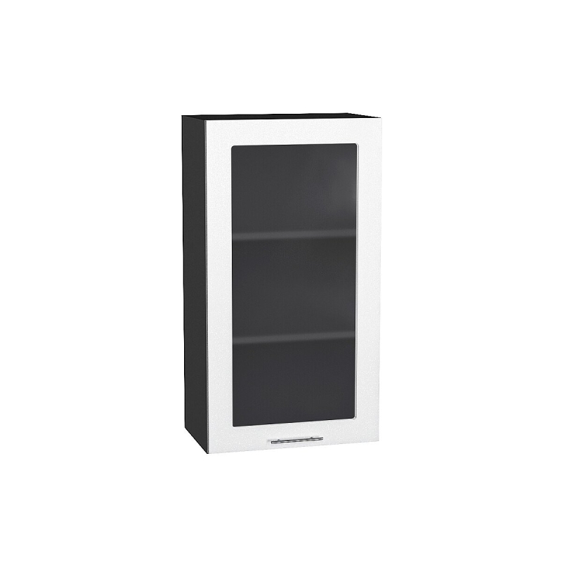 Шкаф верхний с 1-ой остекленной дверцей Валерия-М