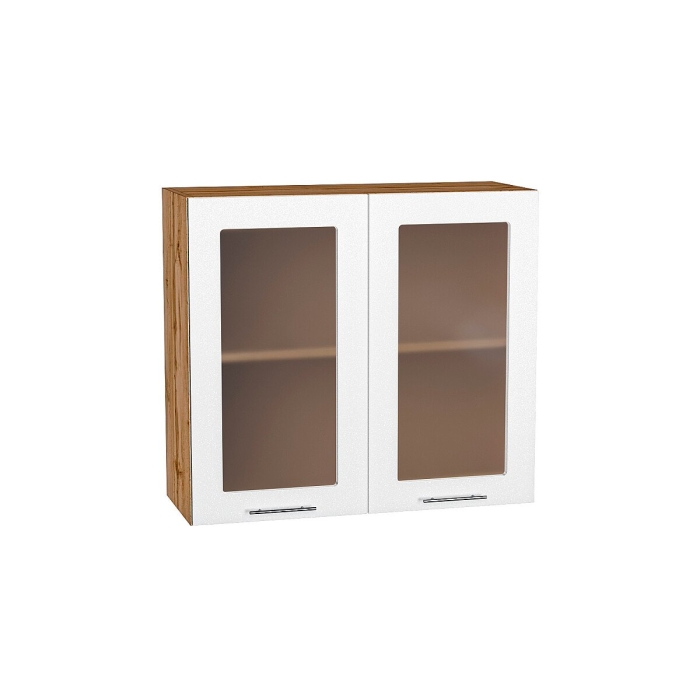 Шкаф верхний с 2-мя остекленными дверцами Валерия-М