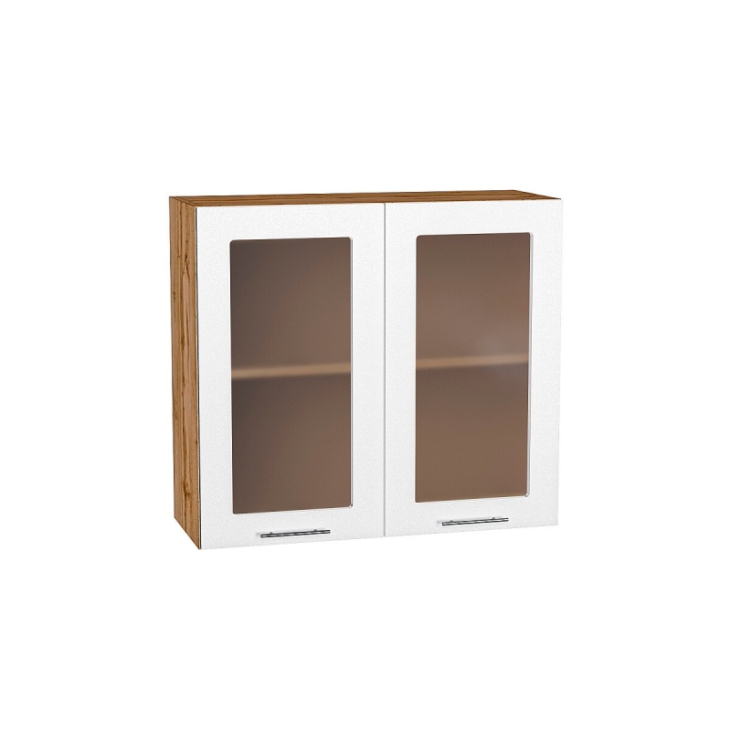 Шкаф верхний с 2-мя остекленными дверцами Валерия-М