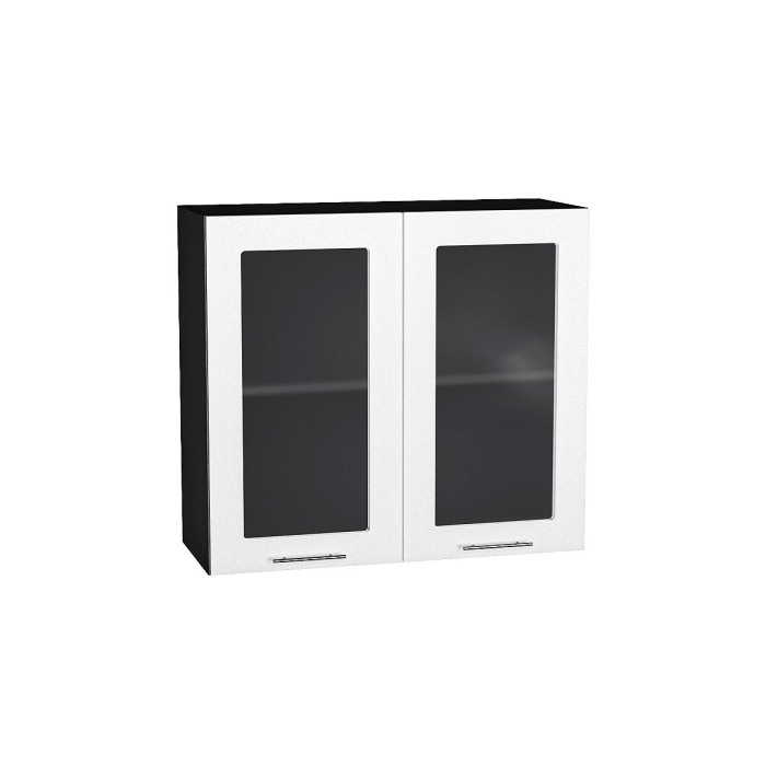 Шкаф верхний с 2-мя остекленными дверцами Валерия-М