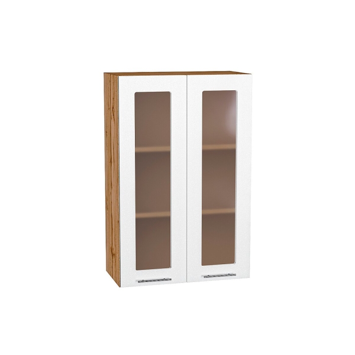 Шкаф верхний с 2-мя остекленными дверцами Валерия-М