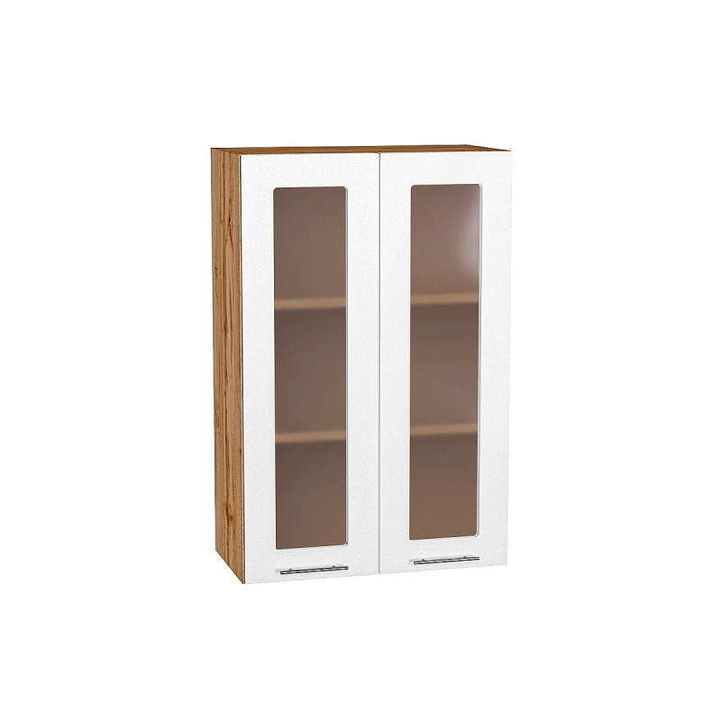 Шкаф верхний с 2-мя остекленными дверцами Валерия-М