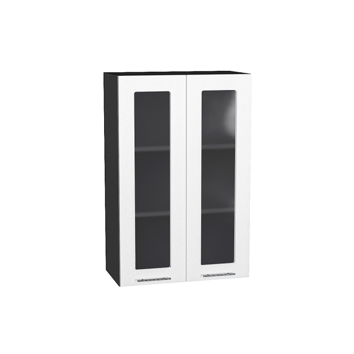 Шкаф верхний с 2-мя остекленными дверцами Валерия-М