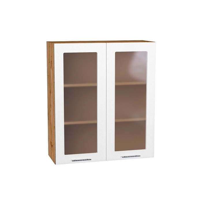 Шкаф верхний с 2-мя остекленными дверцами Валерия-М