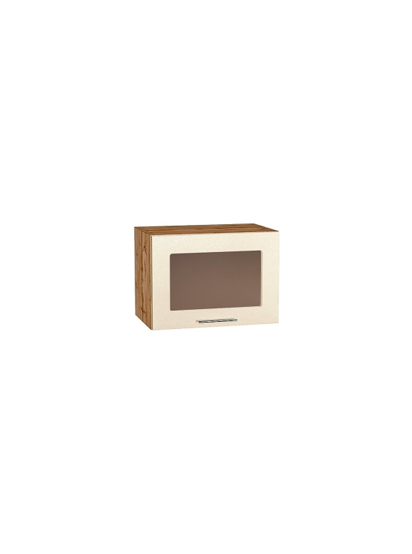 Шкаф верхний горизонтальный остекленный Валерия-М