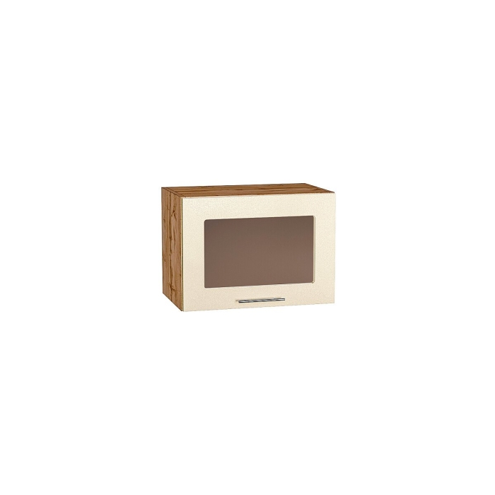 Шкаф верхний горизонтальный остекленный Валерия-М