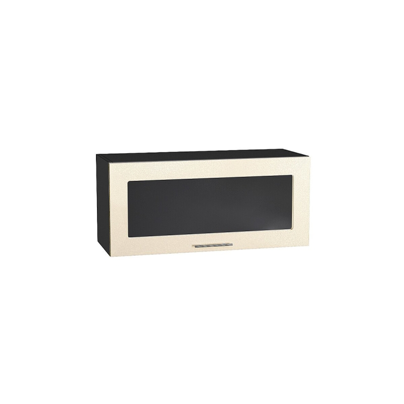 Шкаф верхний горизонтальный остекленный Валерия-М