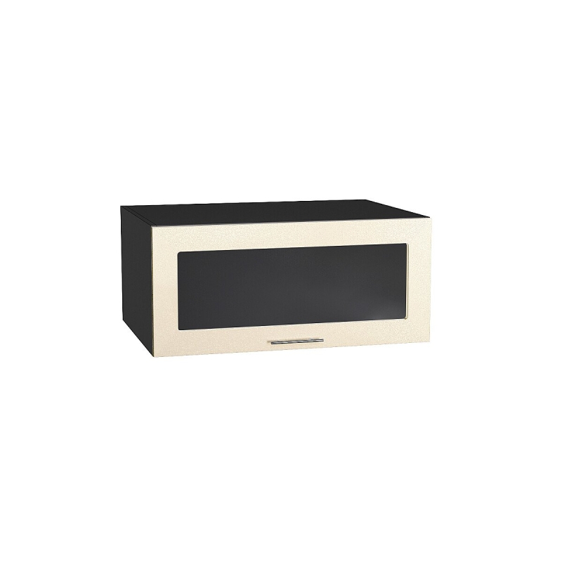 Шкаф верхний горизонтальный остекленный глубокий Валерия-М