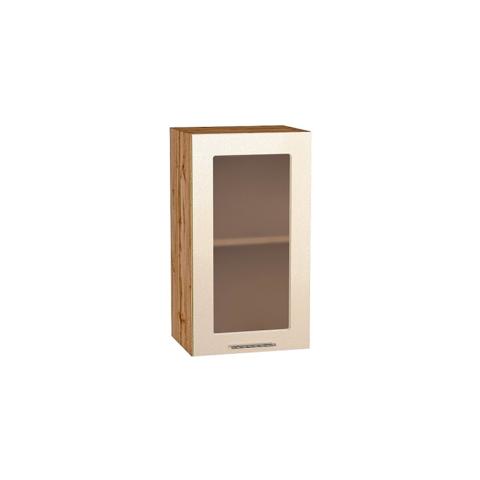 Шкаф верхний с 1-ой остекленной дверцей Валерия-М