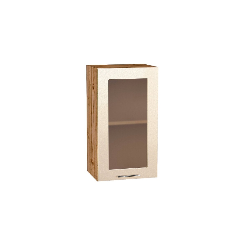 Шкаф верхний с 1-ой остекленной дверцей Валерия-М