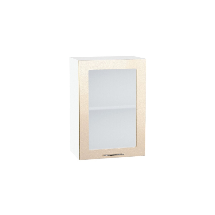 Шкаф верхний с 1-ой остекленной дверцей Валерия-М