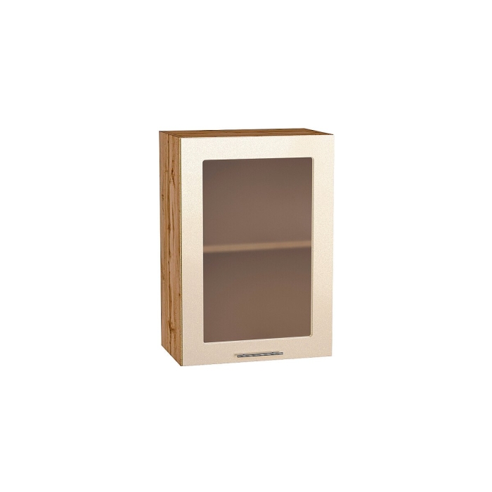 Шкаф верхний с 1-ой остекленной дверцей Валерия-М