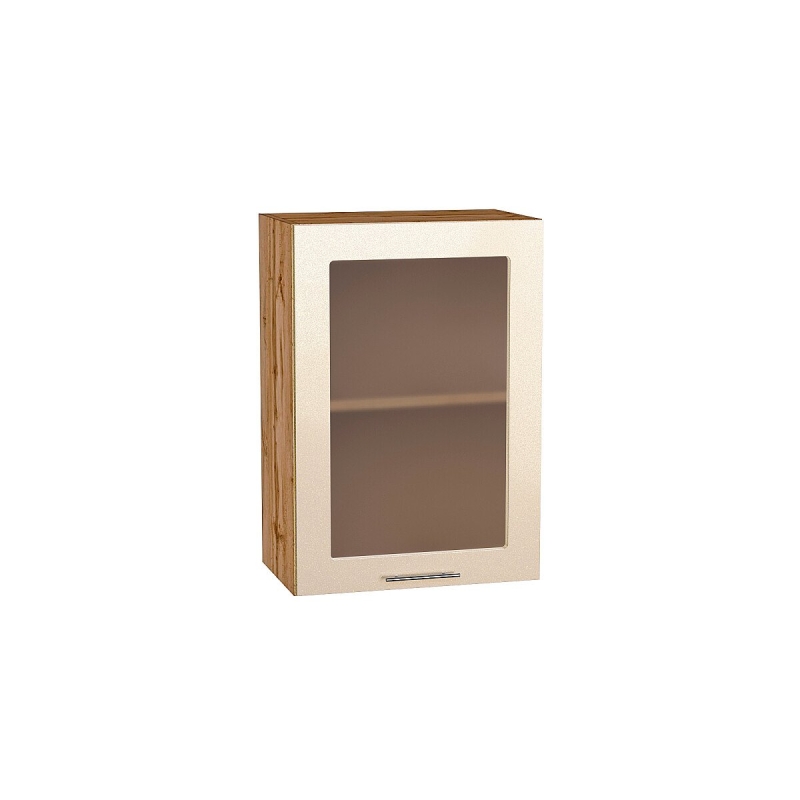 Шкаф верхний с 1-ой остекленной дверцей Валерия-М