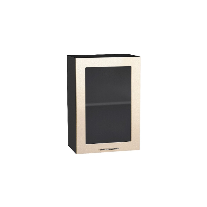 Шкаф верхний с 1-ой остекленной дверцей Валерия-М