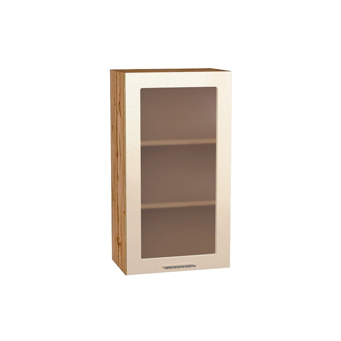 Шкаф верхний с 1-ой остекленной дверцей Валерия-М