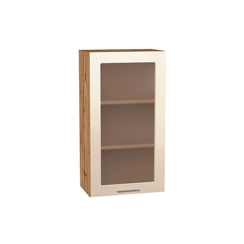 Шкаф верхний с 1-ой остекленной дверцей Валерия-М