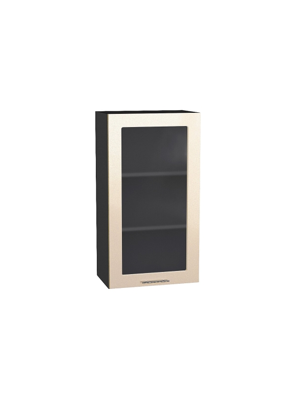 Шкаф верхний с 1-ой остекленной дверцей Валерия-М