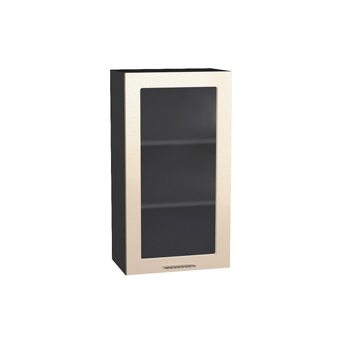 Шкаф верхний с 1-ой остекленной дверцей Валерия-М