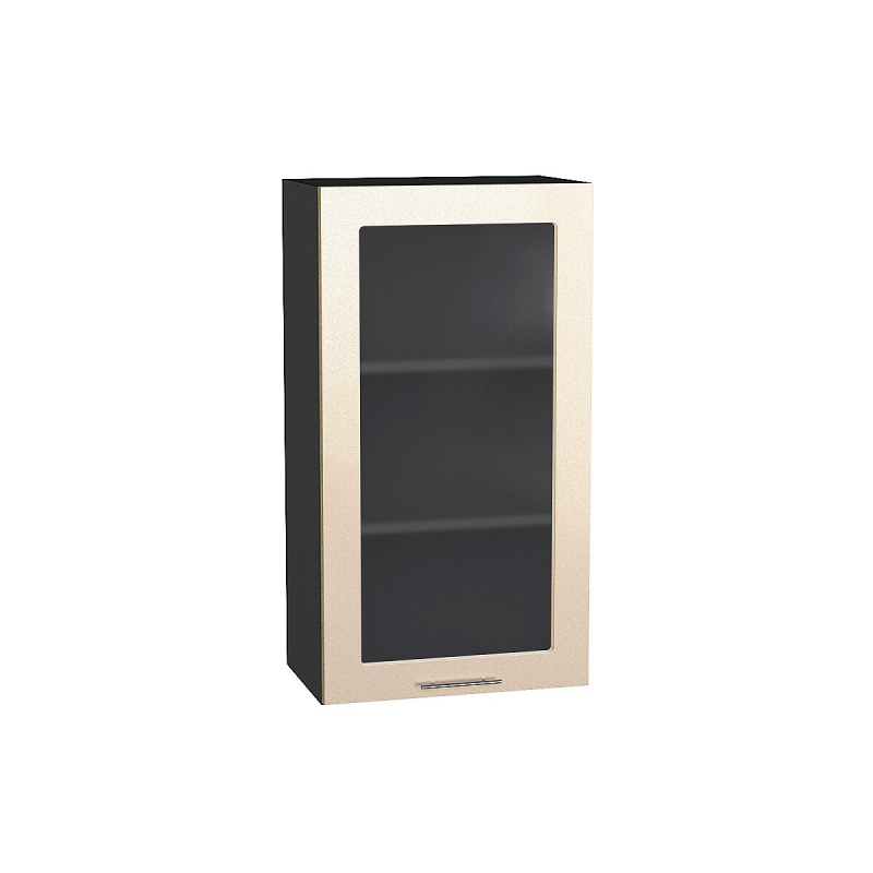 Шкаф верхний с 1-ой остекленной дверцей Валерия-М