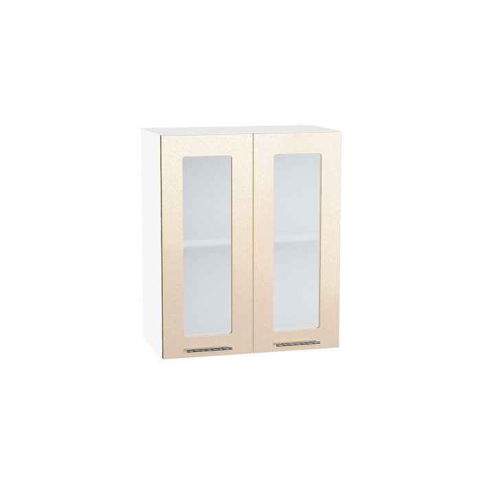 Шкаф верхний с 2-мя остекленными дверцами Валерия-М