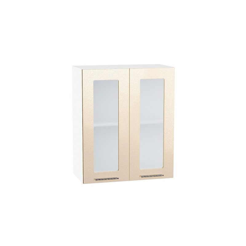 Шкаф верхний с 2-мя остекленными дверцами Валерия-М