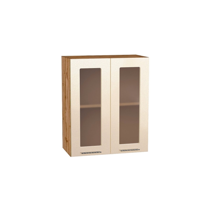 Шкаф верхний с 2-мя остекленными дверцами Валерия-М
