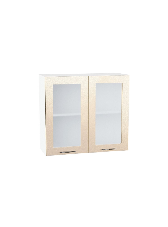 Шкаф верхний с 2-мя остекленными дверцами Валерия-М