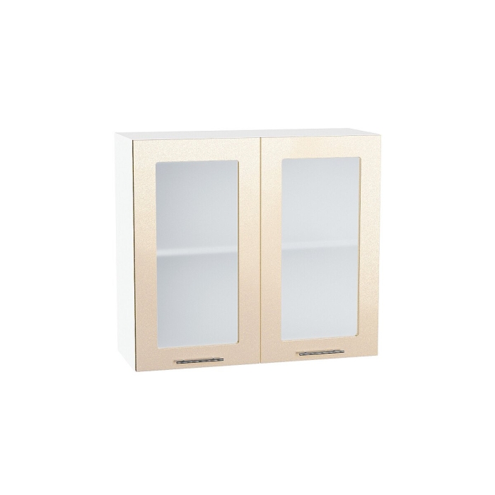 Шкаф верхний с 2-мя остекленными дверцами Валерия-М