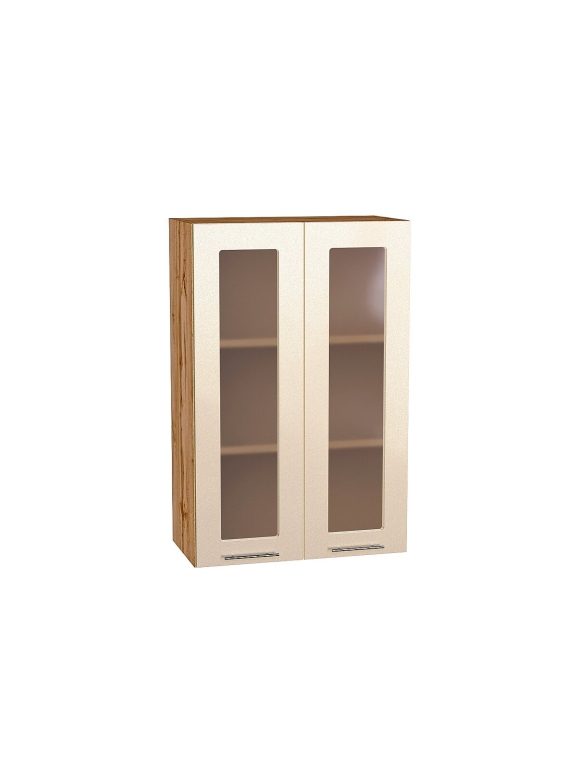 Шкаф верхний с 2-мя остекленными дверцами Валерия-М