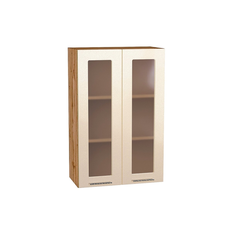 Шкаф верхний с 2-мя остекленными дверцами Валерия-М