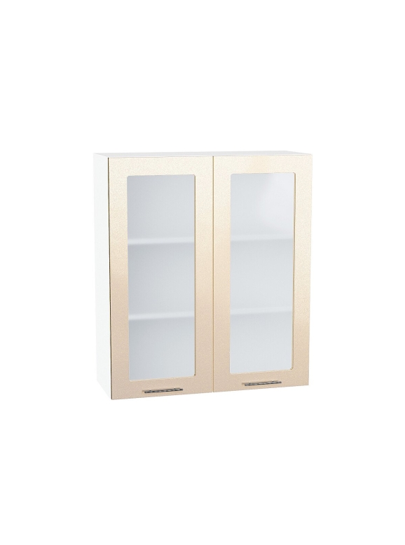 Шкаф верхний с 2-мя остекленными дверцами Валерия-М