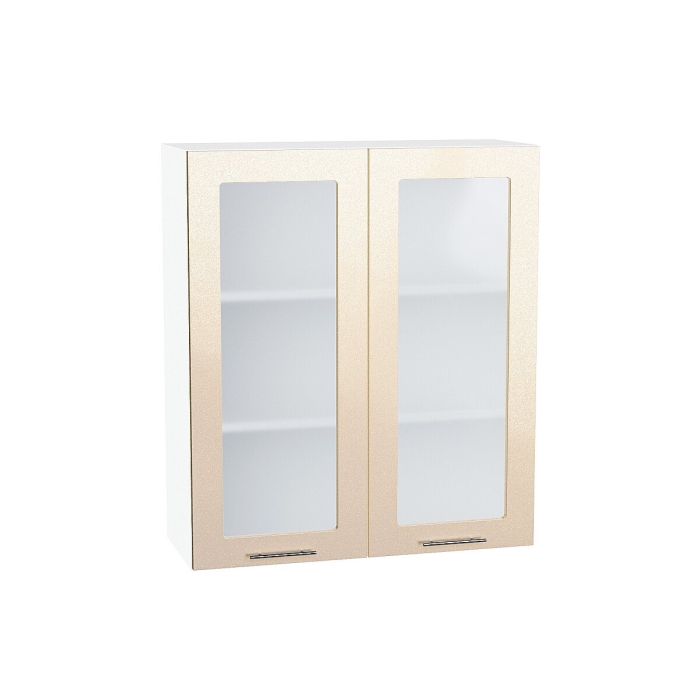 Шкаф верхний с 2-мя остекленными дверцами Валерия-М