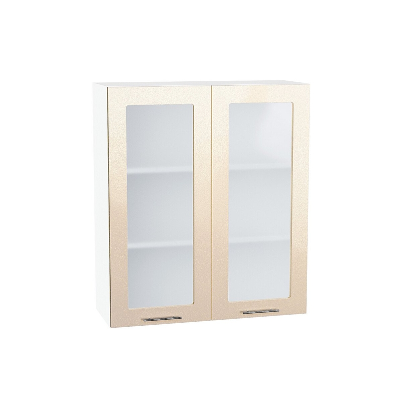 Шкаф верхний с 2-мя остекленными дверцами Валерия-М