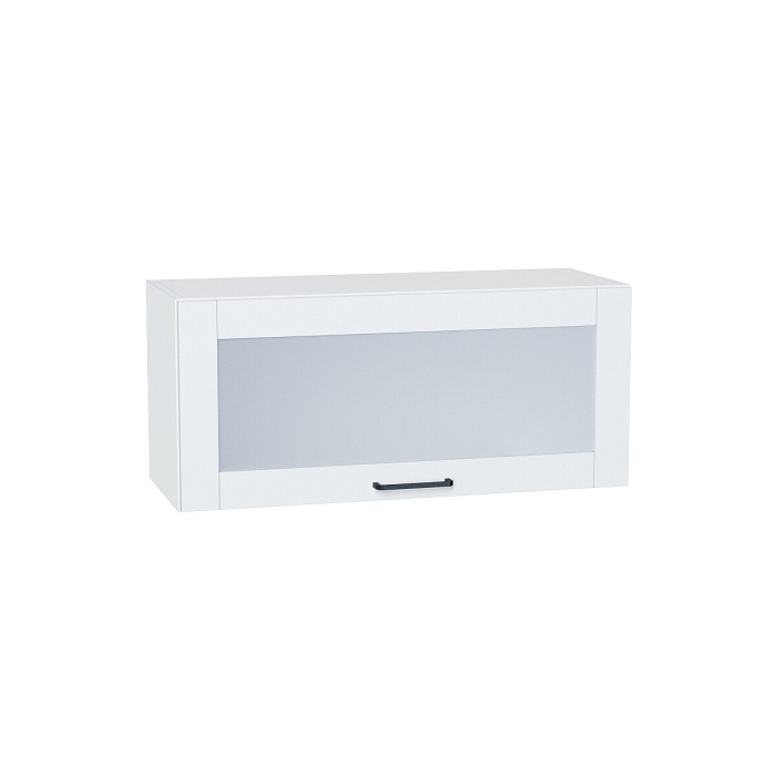 Шкаф верхний горизонтальный остекленный Флэт Плюс