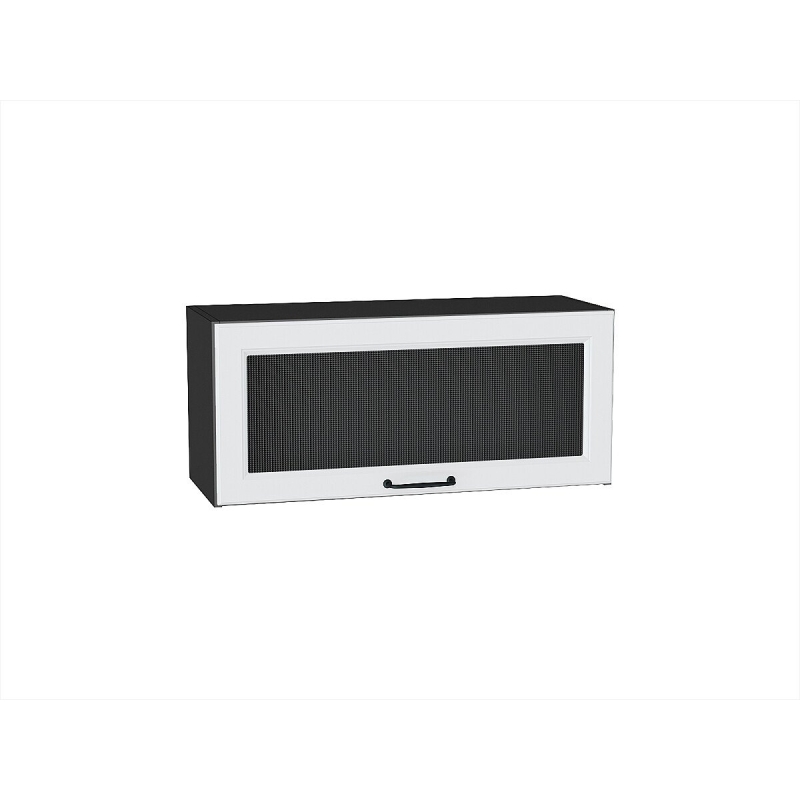 Шкаф верхний горизонтальный остекленный Ницца