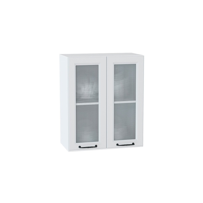 Шкаф верхний с 2-мя остекленными дверцами Ницца