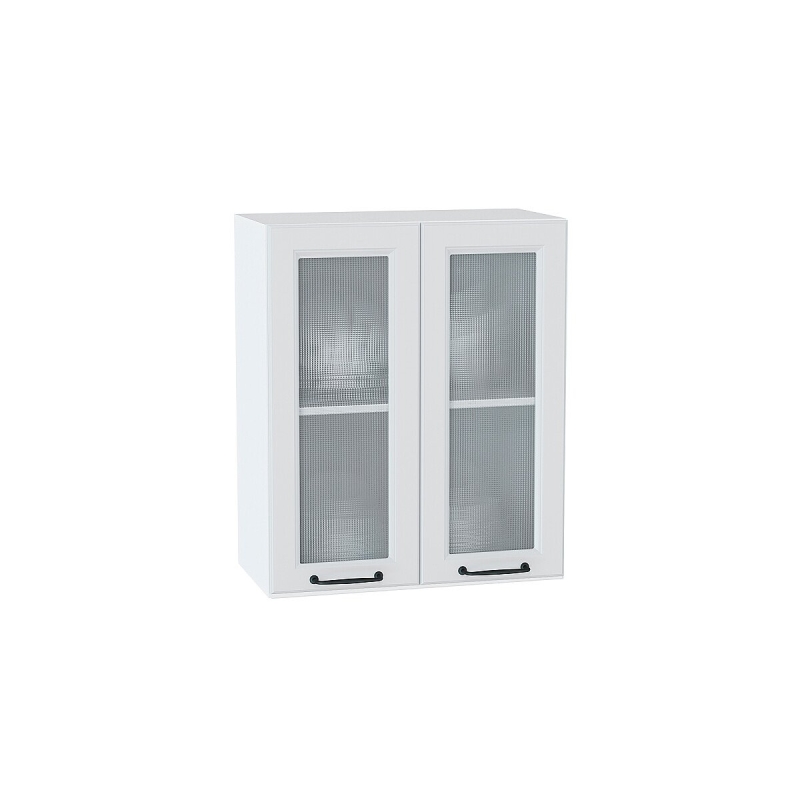 Шкаф верхний с 2-мя остекленными дверцами Ницца