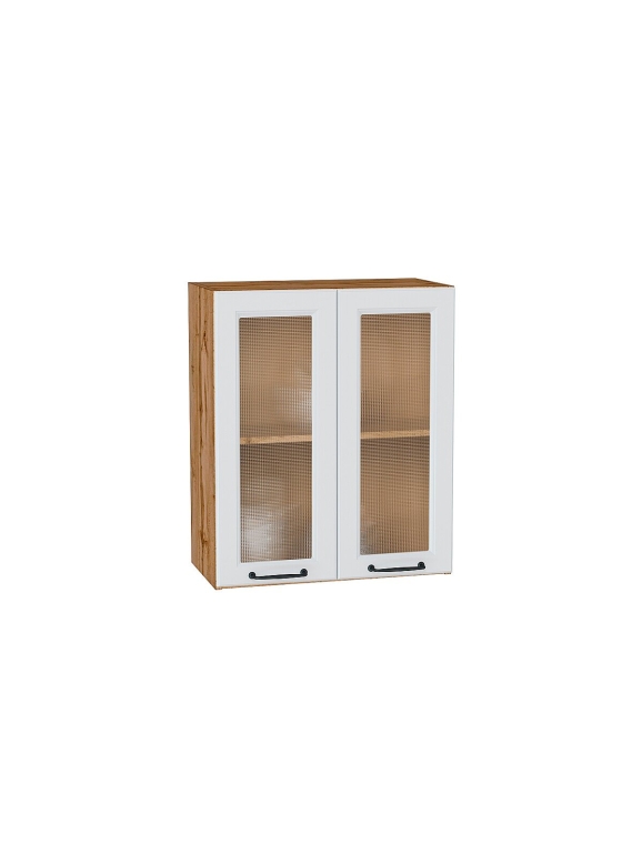 Шкаф верхний с 2-мя остекленными дверцами Ницца