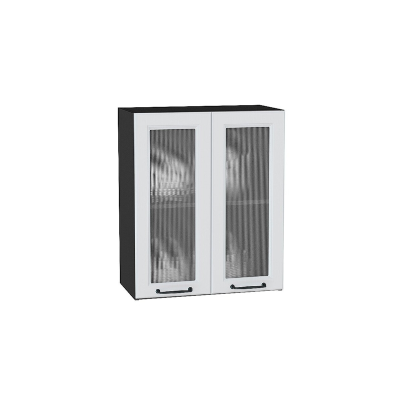 Шкаф верхний с 2-мя остекленными дверцами Ницца