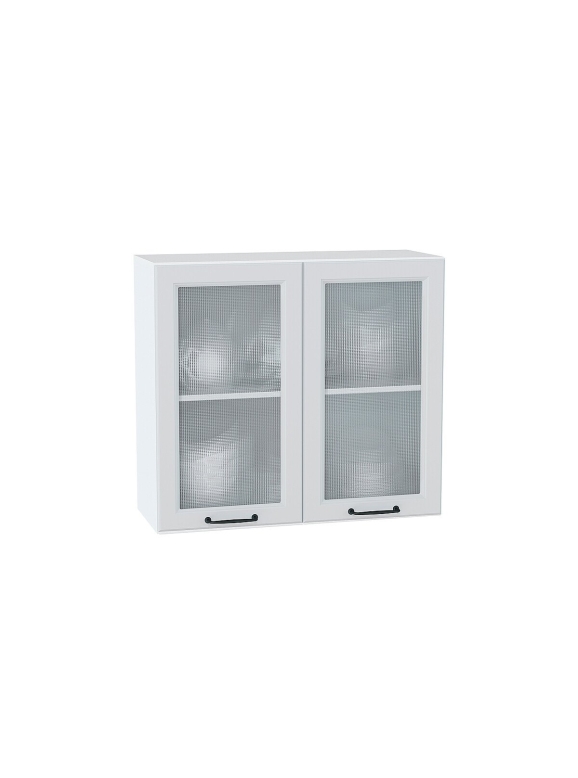 Шкаф верхний с 2-мя остекленными дверцами Ницца