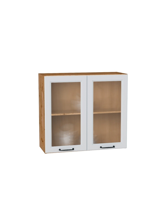 Шкаф верхний с 2-мя остекленными дверцами Ницца